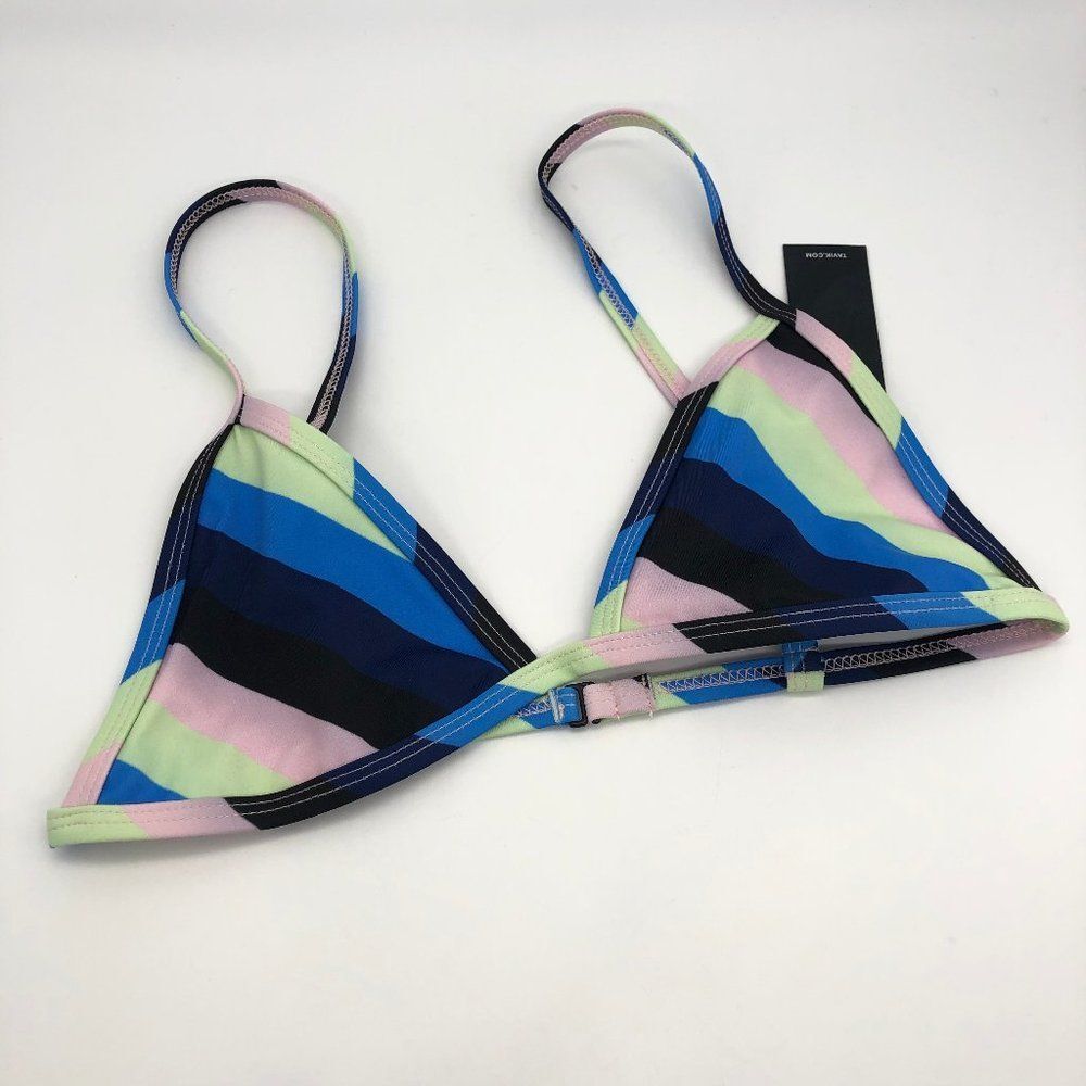 New Tavik Colorful Stripe Swim Top - Size S